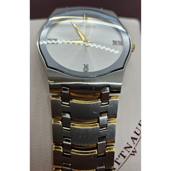 Wittnauer Montserrat Swiss Made Watch With 8 Diamonds And Sapphire Crystal - Picture 12 of 16